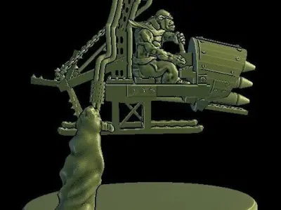 Ork deffkopta 3D print model