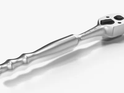 Standard Handle Quick Release Ratchet BPRTR936 Low-poly 3D model