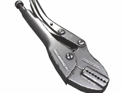 Plier Set Tool Low Poly Low-poly 3D model