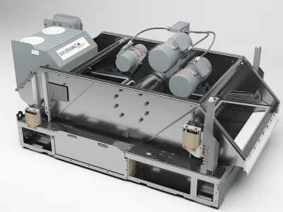 Vibrating screen 3D model