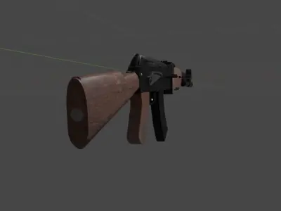 AK 47 Free low-poly 3D model buy