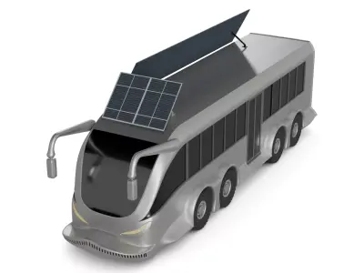 Amphibious Bus 3D model