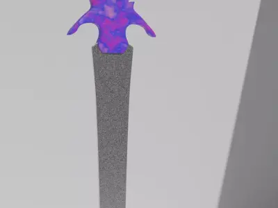 Sword Free low-poly 3D model 30