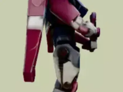 Humanoid Combat Walker 3D model