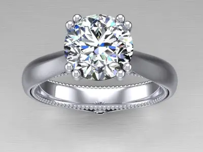 Engagement ring 3D model buy