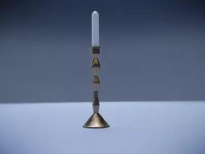 Candlestick Low-poly 3D model purchase