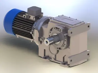 Motovario CB143UD1246270x1400000T132ML1 3D model