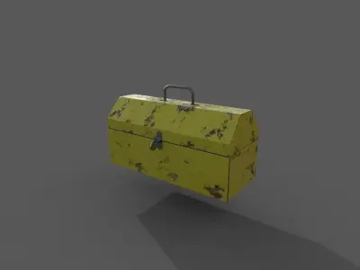 Tool Box 3D Model Low-poly 3D model purchase