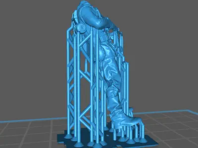 German Soldier WW2 Free 3D print model