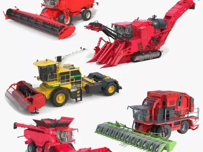CMC Saturne 5800 Harvester v6 3D Model Pack