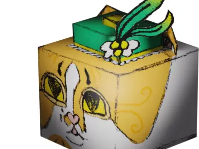 Butterloaf The Bard Free low-poly 3D model