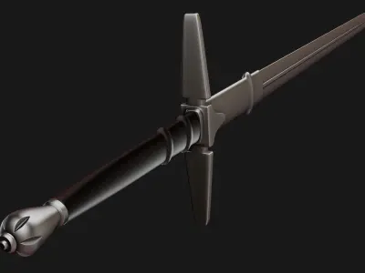Braveheart Sword OBJ STL Free 3D model