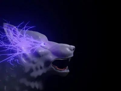 fox animal 3D model