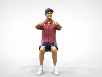 N3 Captain or Van Driver or tourist Boat driver 3D print model