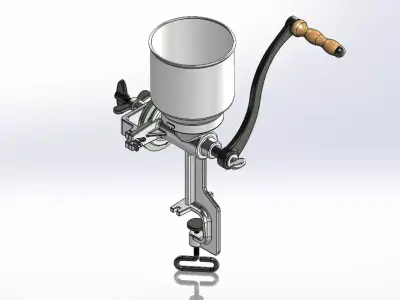 3D model of a Hand Grinder Free 3D model