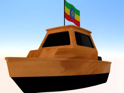 Ethiopia Fishing Boat 3D model