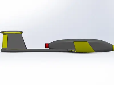 FMD-1 RC PLANE - Drone Free 3D print model