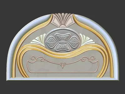 Bed CNC 3d model classic Free 3D print model