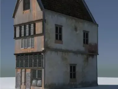PBR medieval house Free 3D model