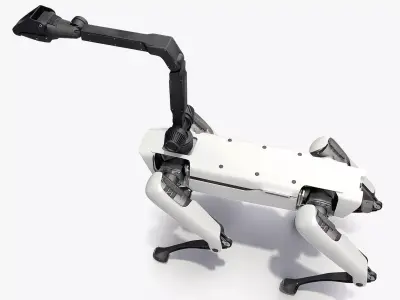 Dog Robot Generic Rigged for Blender 3D model
