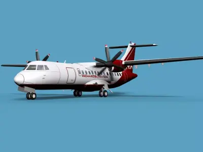 ATR  ATR-42-500 Richards Aviation 3D model