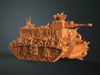 Traitor light tank 3D print model