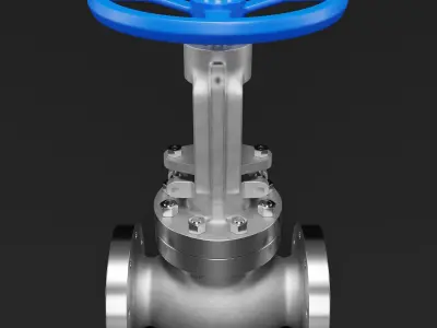 Industrial Valve 3D model by 3DModelingCorp