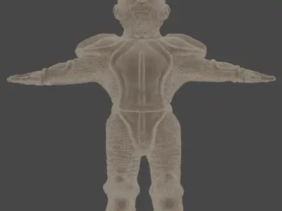 Human Footman 3D model 3D model