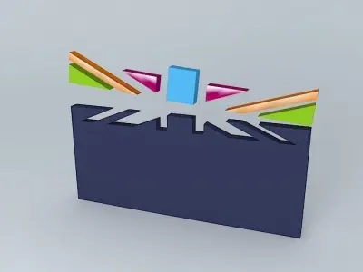 British Film Commission Logo 3D model