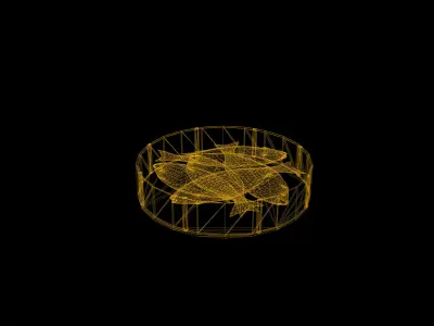 Viking Fish Low Poly Game Ready Low-poly 3D model