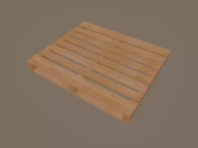 Wood Pallets Low-poly 3D model buy