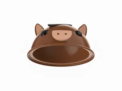 Horse Hat Cute Low-poly 3D model