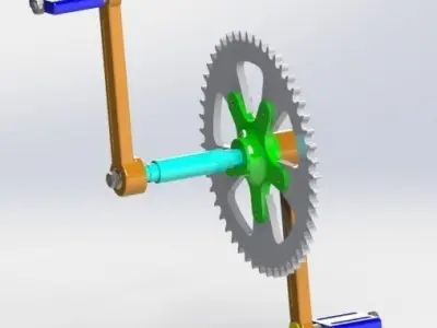 Bicycle Parts Free 3D model