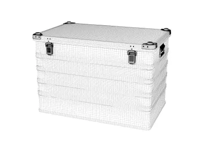 Aluminium case 04 3D model