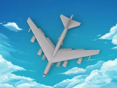 Boeing B-52 Stratofortress 3D print model