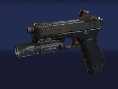 Glock 17 3D model purchase