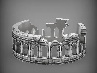 Ring Roman Colosseum 3D print model