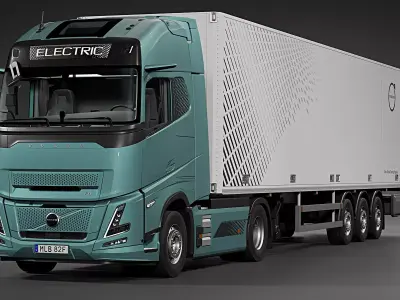 2025 Volvo FH Aero Electric Globetrotter XL 3D model