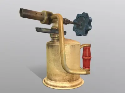 Blow Torch Brass 3D model