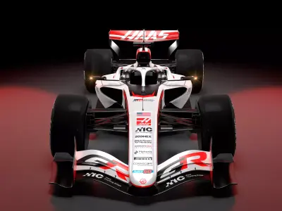 2026 HAAS F1 Showcar plus Photoshop files 3D model