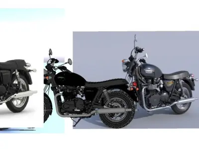 MOTORCYCLE AND BIKE 3D MODELS 3D model