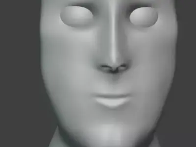 Squidward 3D model