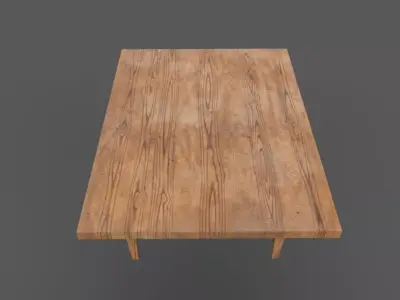 Table Low-poly 3D model purchase