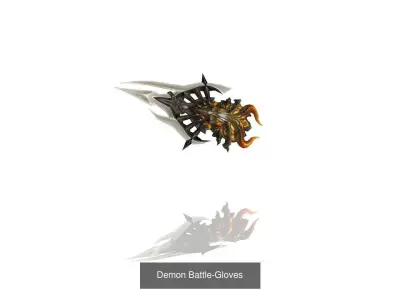 Battle Gloves - Collection 3D Model Pack