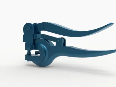 Single One Hole Punch Machine 3D model