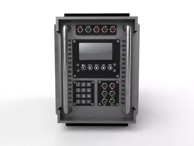 Military Radio Model 03 Low-poly 3D model