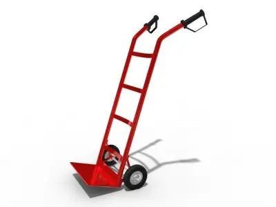hand truck 3D model 5