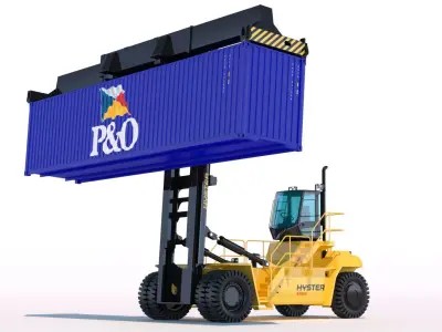 Hyster H1050 Container Handler 3D model