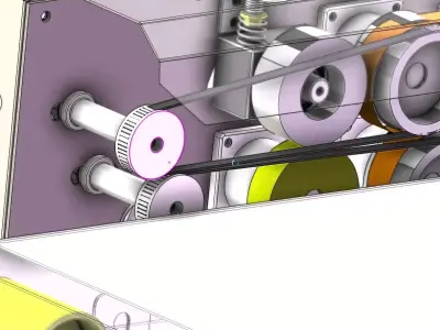 Compact Heat Sealing Machine for Plastic and Aluminium Foil Bags 3D model
