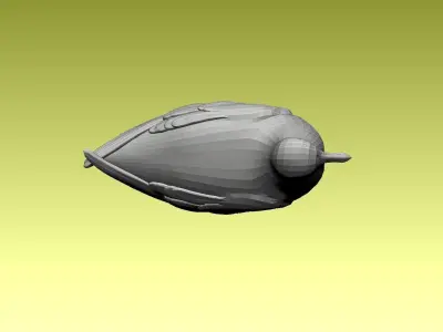 Seagull 3D model purchase